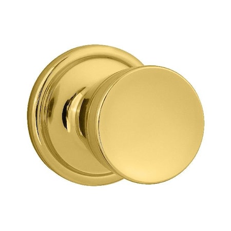 Kwikset Abbey Half Dummy Lock Bright Brass Finish 788A-3